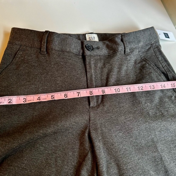 Gap Wide Leg Knit Pants in Dark Grey size 0P - Picture 8 of 10